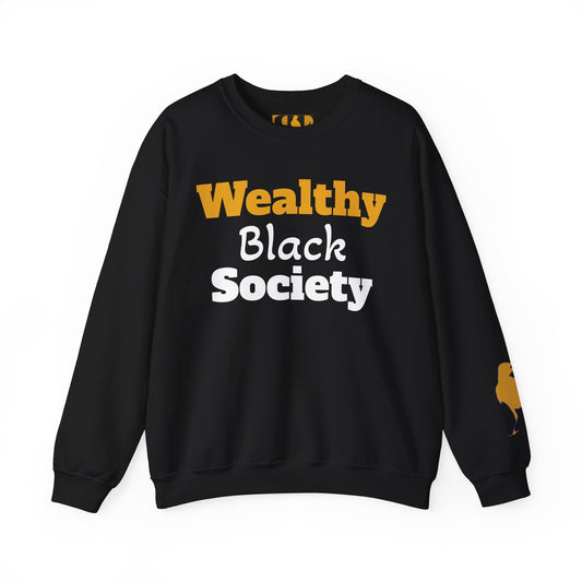 MEMBERS ONLY Detroit Wealthy Black Society Crewneck Sweatshirt — Raven-Franks Exclusive