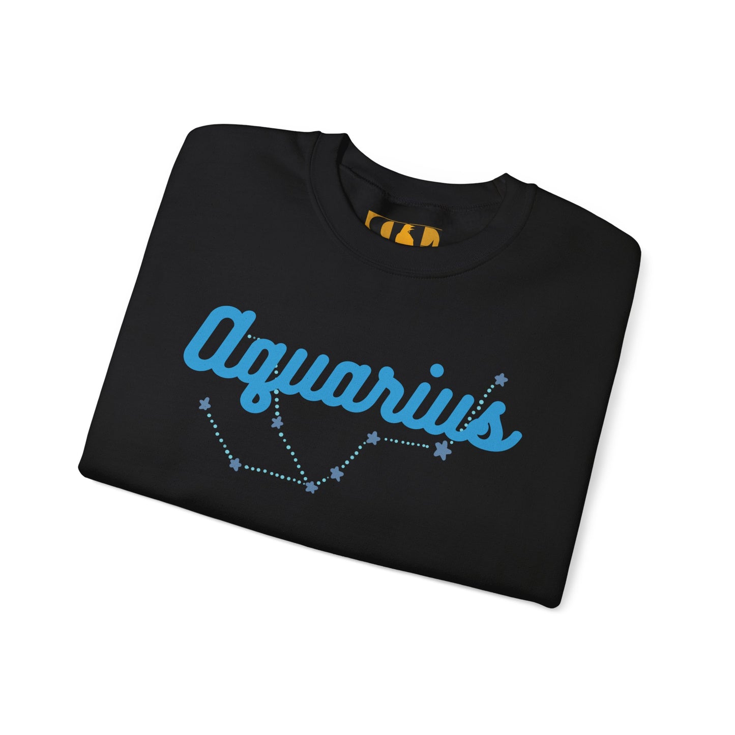 Aquarius Zodiac Crewneck Sweatshirt — Raven-Frank Astrology Design