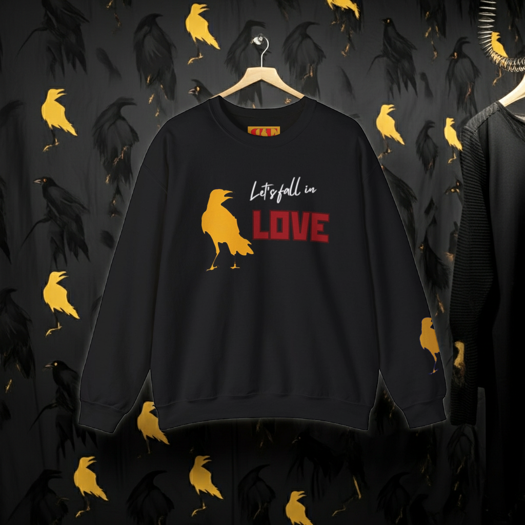 Lets Fall In Love Crewneck Sweatshirt — Love Inspired Sweatshirt